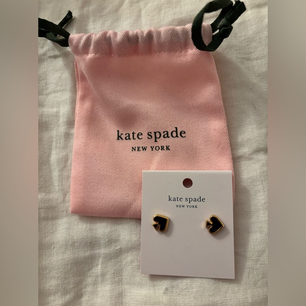 Kate Spade Pink and Gold Stud Earrings